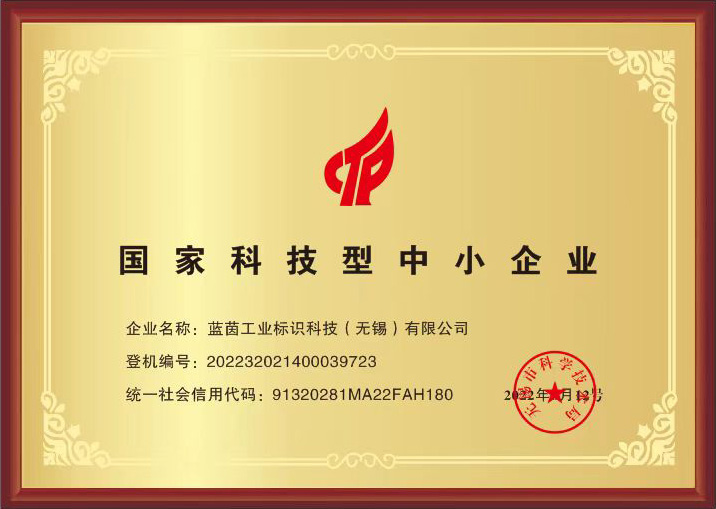 熱列祝賀藍茵LIONTEC榮獲“國家級科技型中小企業”殊榮