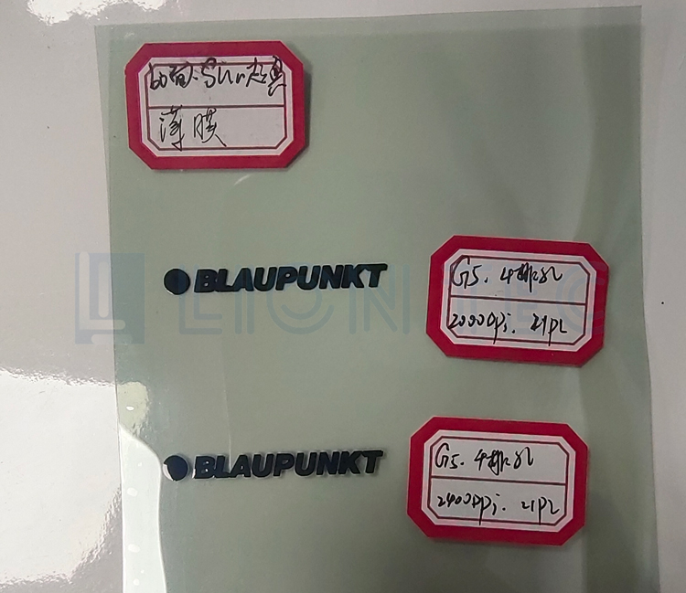 薄膜噴印標識內容UV噴碼機打樣效果