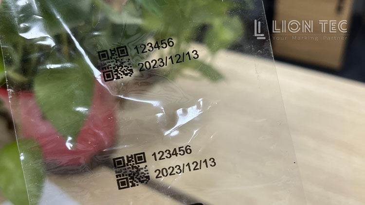 電池膜二維碼生產日期UV噴碼
